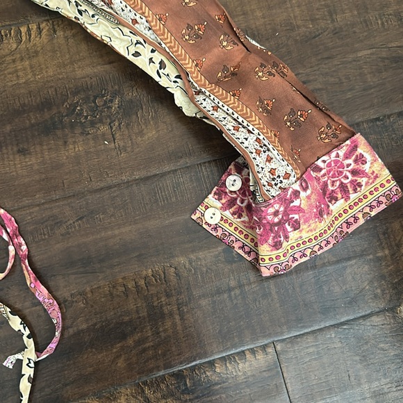 Vintage Y2K Boho Wrap Around Dress by Rubber Ducky Size M - Picture 6 of 6